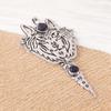 Natura Black Onyx Gemstone 925 Sterling Silver Handmade Long Pendant For Her 4" CP-26-14