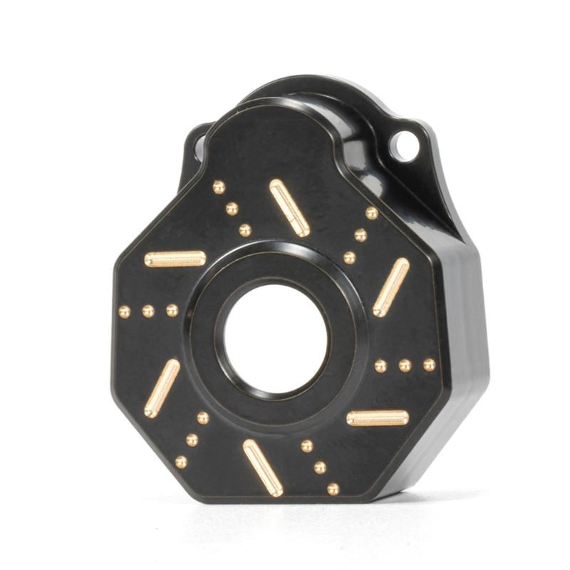 2pcs Heavy Duty Brass Outer Portal Drive Housing Cover Counterweight Block for TRX-4 TRX-6 1/10 RC Crawler Car