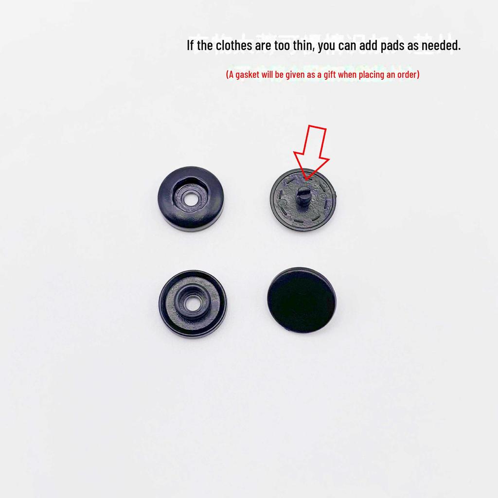 Tool-Free Invisible Snap Buttons for Baby Raincoat & Children's Clothing