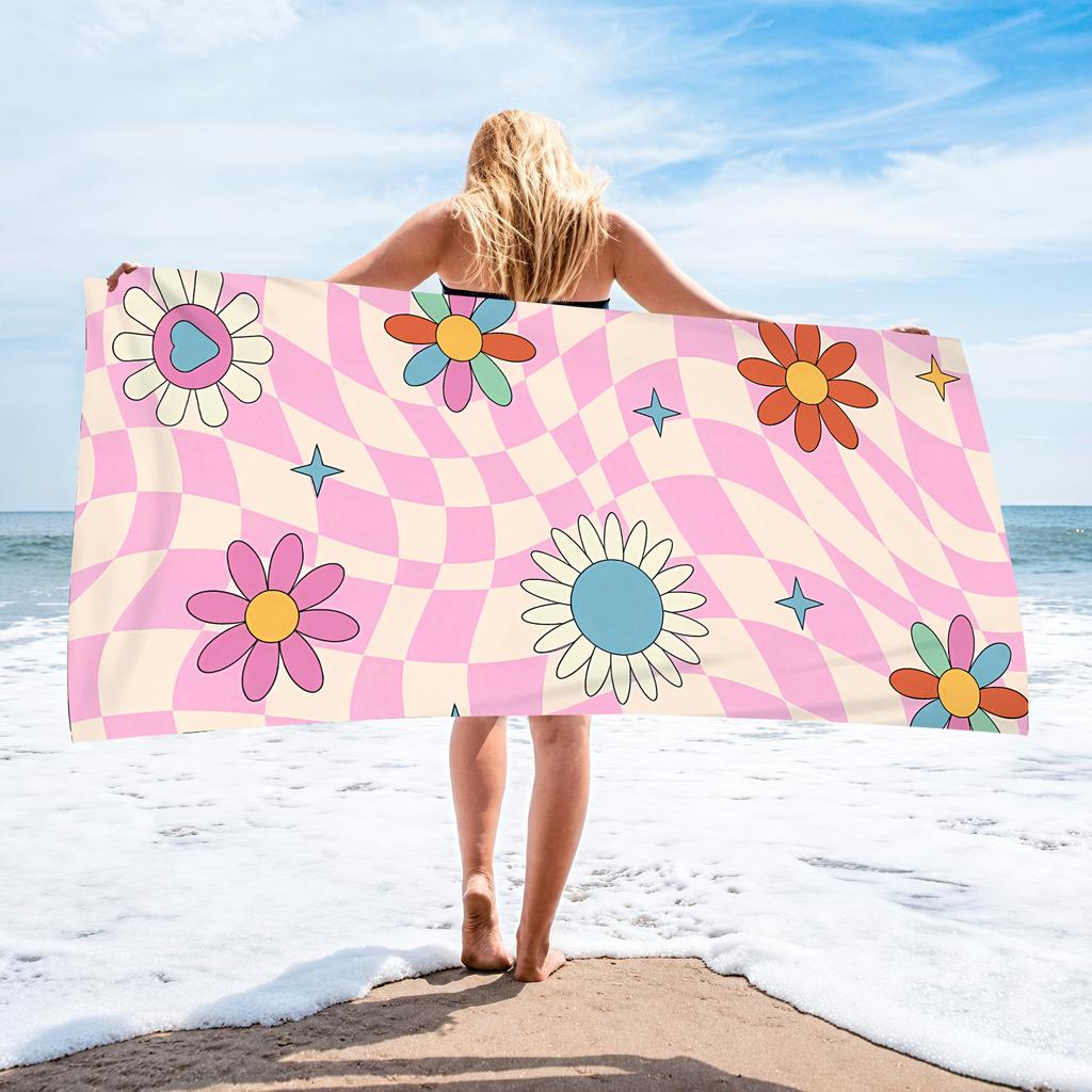 90 * 180 Beach Towel Microfiber Printing Beach Towel Absorbent Towel 2026
