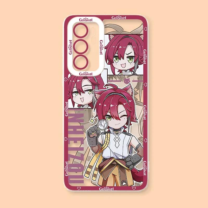 Genshin Impact Phone Case For iPhone 11 12 13 14 15 16 Pro Max Plus Mini 7 8 SE X XS XR Clear Soft Silicone Case Cover Xiao Klee