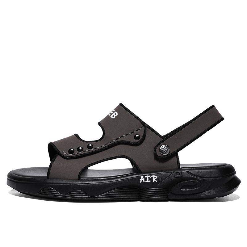 Leather Sandals Men's Casual Sports Driving Beach Slippers Summer Outdoor Wear Breathable Comfortable Driving License Dad Shoes