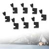 Snap Fastener Set for Convertible Top Hinge Cover - Fits E93 335i
