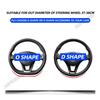 DFRG8 Auto Logo Stuurwielhoes Voor Porsche Cayenne Panamera Macan Taycan 718 911 997 987 Boxste Automotive Interieur Accessoires