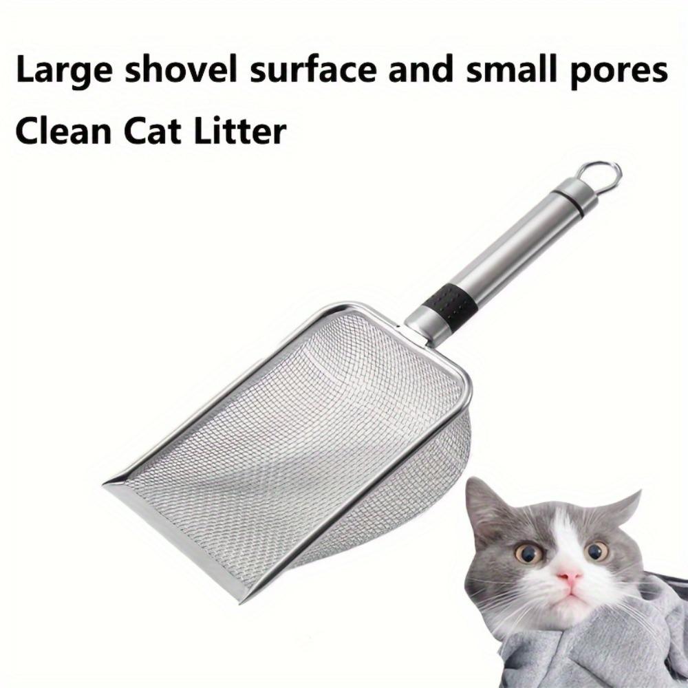 Pet Cleaning Tools Stainless Steel Feces Shovel Net Cat Litter Shovel Reptiles Sand Shovel