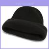 Winter Outdoor Knitted Hat With Thick Warm Design Perfect For Biking And Sun Protection