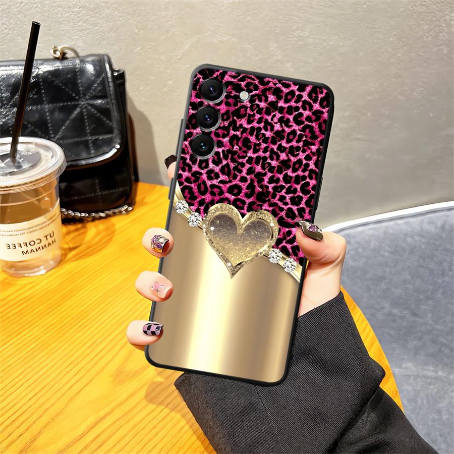 Creative Leopard Print Art Phone Cover Case for Samsung Galaxy A25 A16 A06 A73 A51 A05 A52 A36 A23 A53 A17 A57 A15 A37 A55 A41