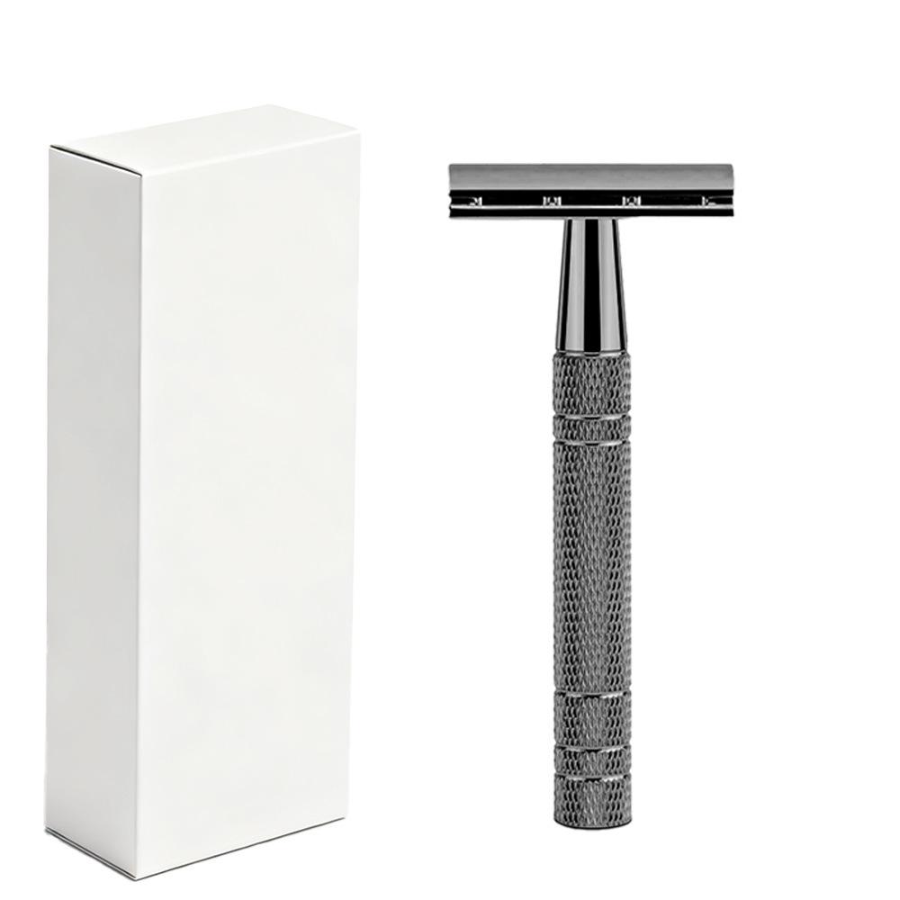 Old-Fashioned Double-Sided Razor for Men's Shaving