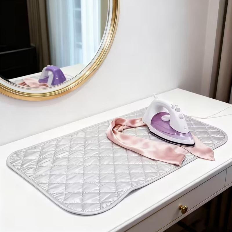 Magnetic Ironing Pad Set with Internal Magnets for Metal Laundry Appliances, Folding for Garment Care In Dorms and Offices