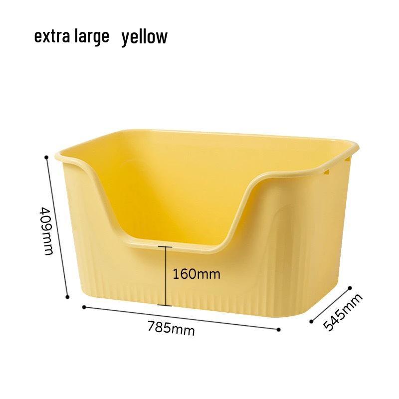 Очень большая закрытая кошачья туалет-лоток без запаха - С защитой от разбрызгивания и крышкой 79X54x42