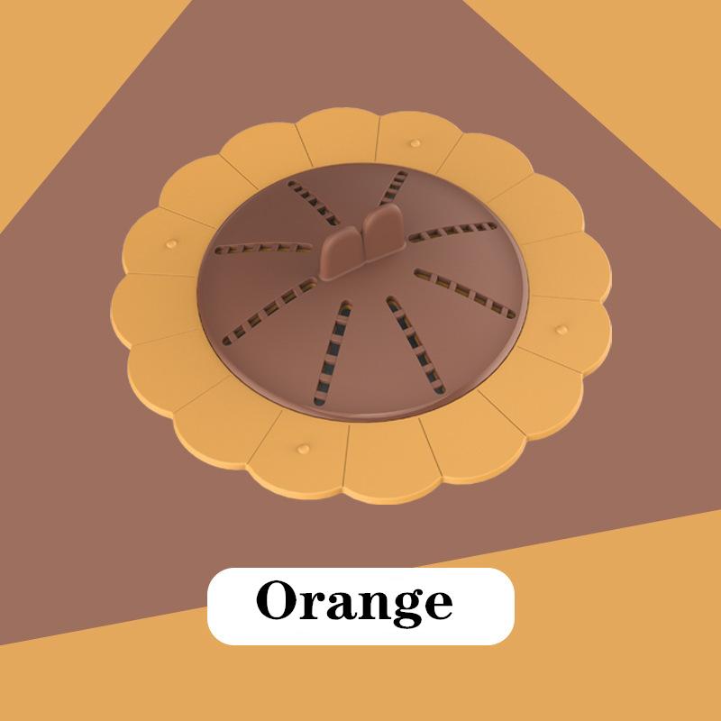 Wielofunkcyjny odpływ podłogowy słonecznikowy, odporny na zużycie, antyblokujący, elastyczny odpływ prysznicowy, do zbierania włosów w kuchni