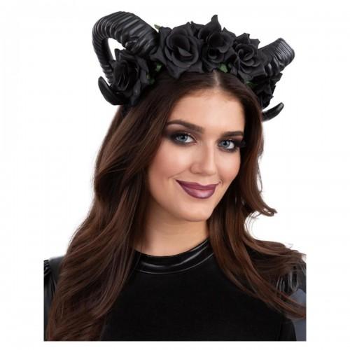 Smiffys Demon Floral Headband