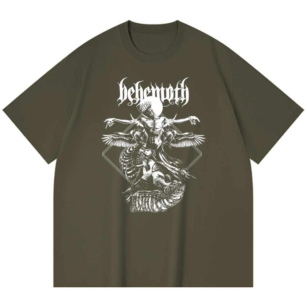 230 g/m² 100% Bavlna T-shirt Heavy Metal Rocková Kapela Tisk Populární Hudby Unisex Těžký Bavlněný T-shirt