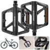 Double DU Bearing Nylon Bicycle Pedals with Reflector Ultralight Bike Pedals Waterproof Cycling Safety Pedals Bike Accessories