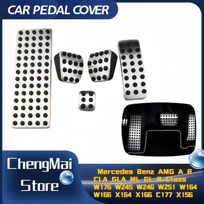Gas Brake Pedal Acessories for AMG A B CLA GLA ML GL R Class W176 W245 W246 W251 W164 W166 X164 X166 C177 X156