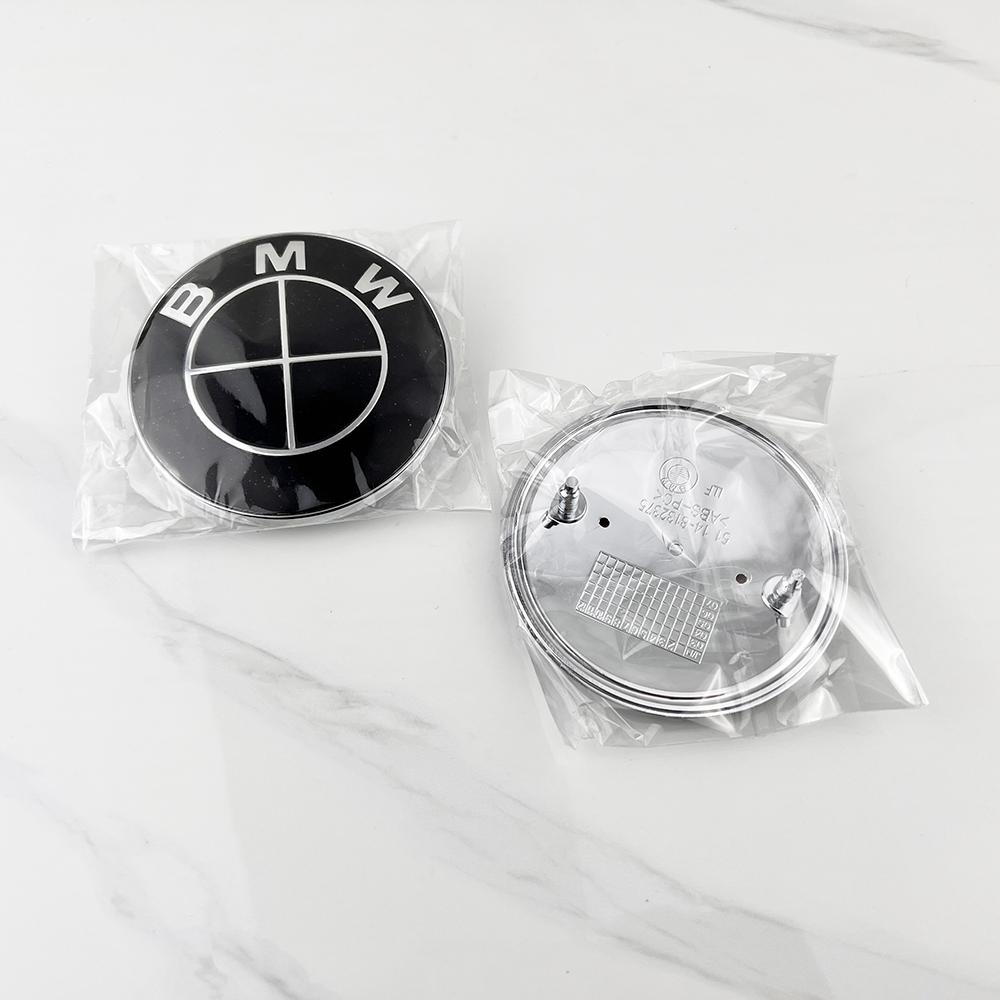 2 Stück 74mm 82mm Fahrzeug Front Heck Logo Dekorative Gehäuse Kit Für BMW E61 F90 F07 F11 F18 Serie