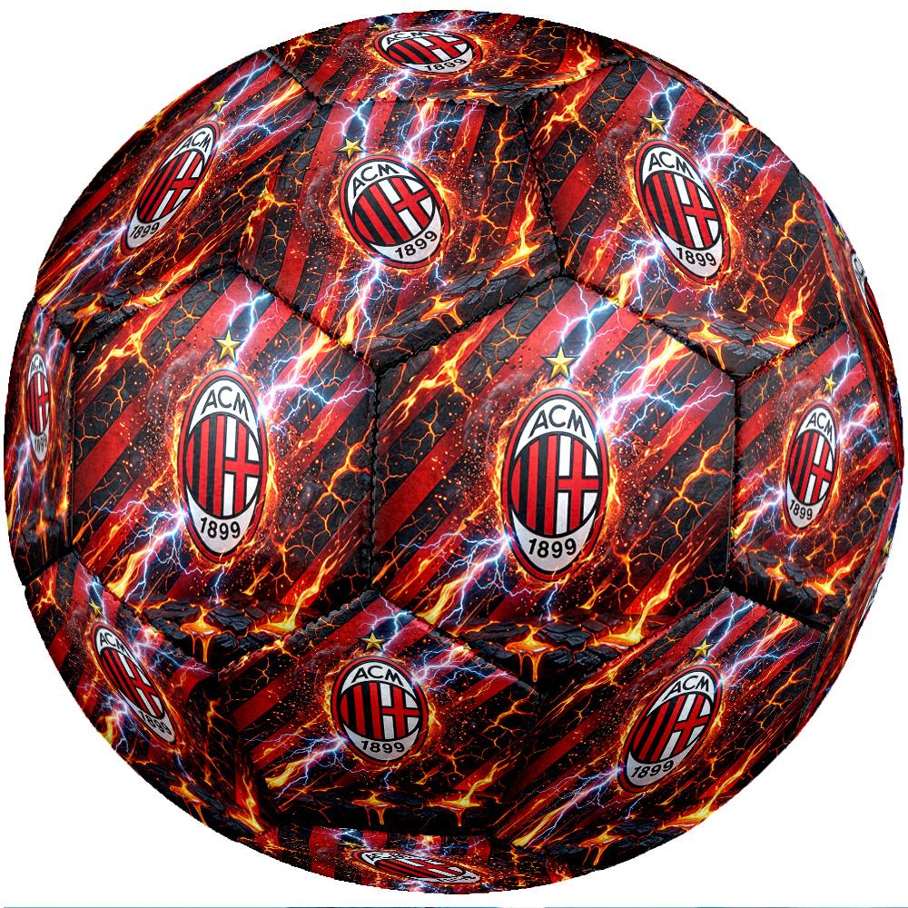 Pallone da calcio Tema AC Milan Taglia 5 Pallone da calcio Tocco Morbido Pallone da calcio per Allenamento Professionale per Sport all'Aperto