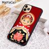 MaiYaCa Babushka Matryoshka Red Russian Doll Phone Case Cover For plus 11 12 13 14 pro max  coque