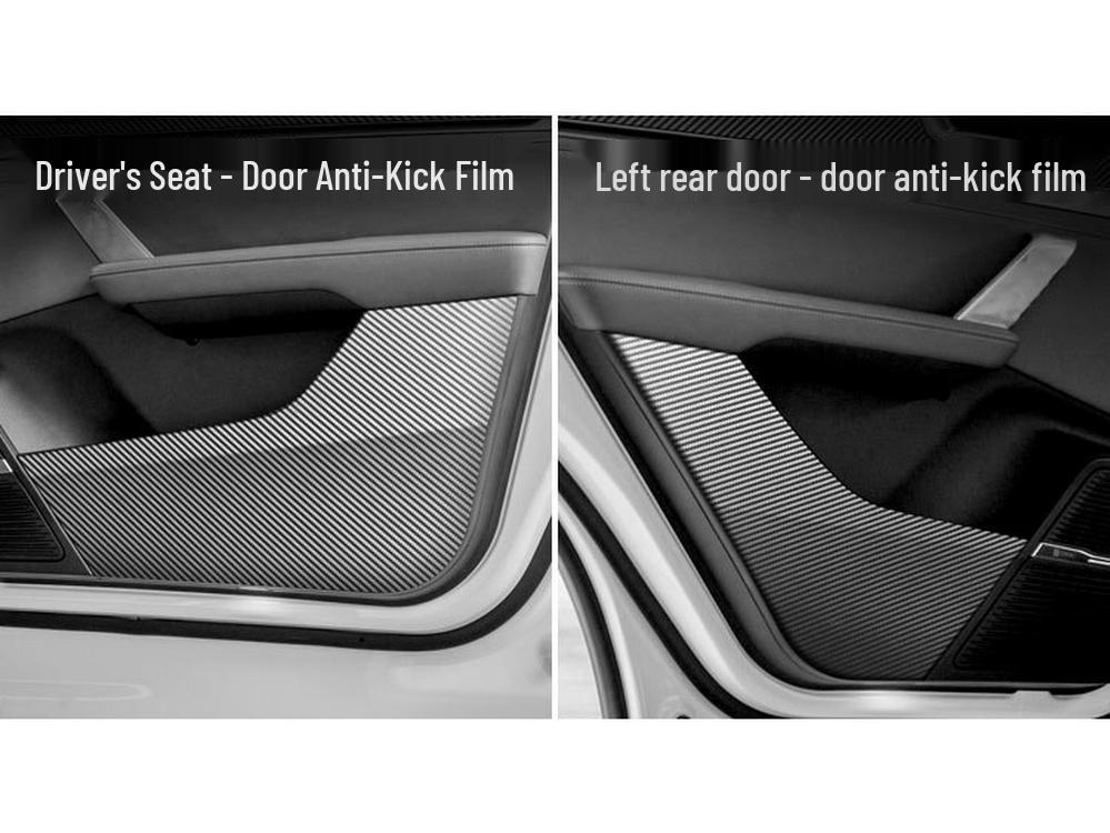 BYD Tang 21-24 Carbon Fiber Interior Anti-Kick Stickers