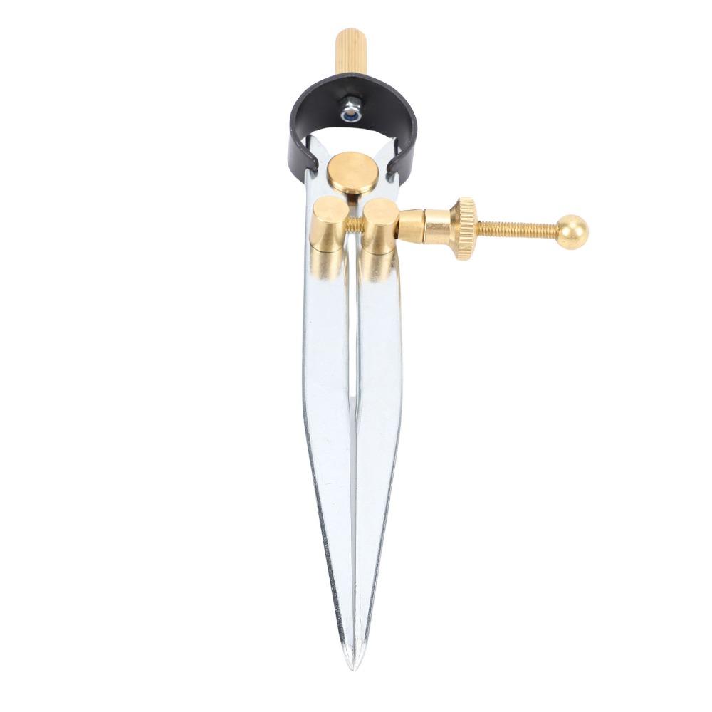 Lockable Design Wing Divider Caliper Brass Fulcrum Spring Joint Caliper Metalworking Use