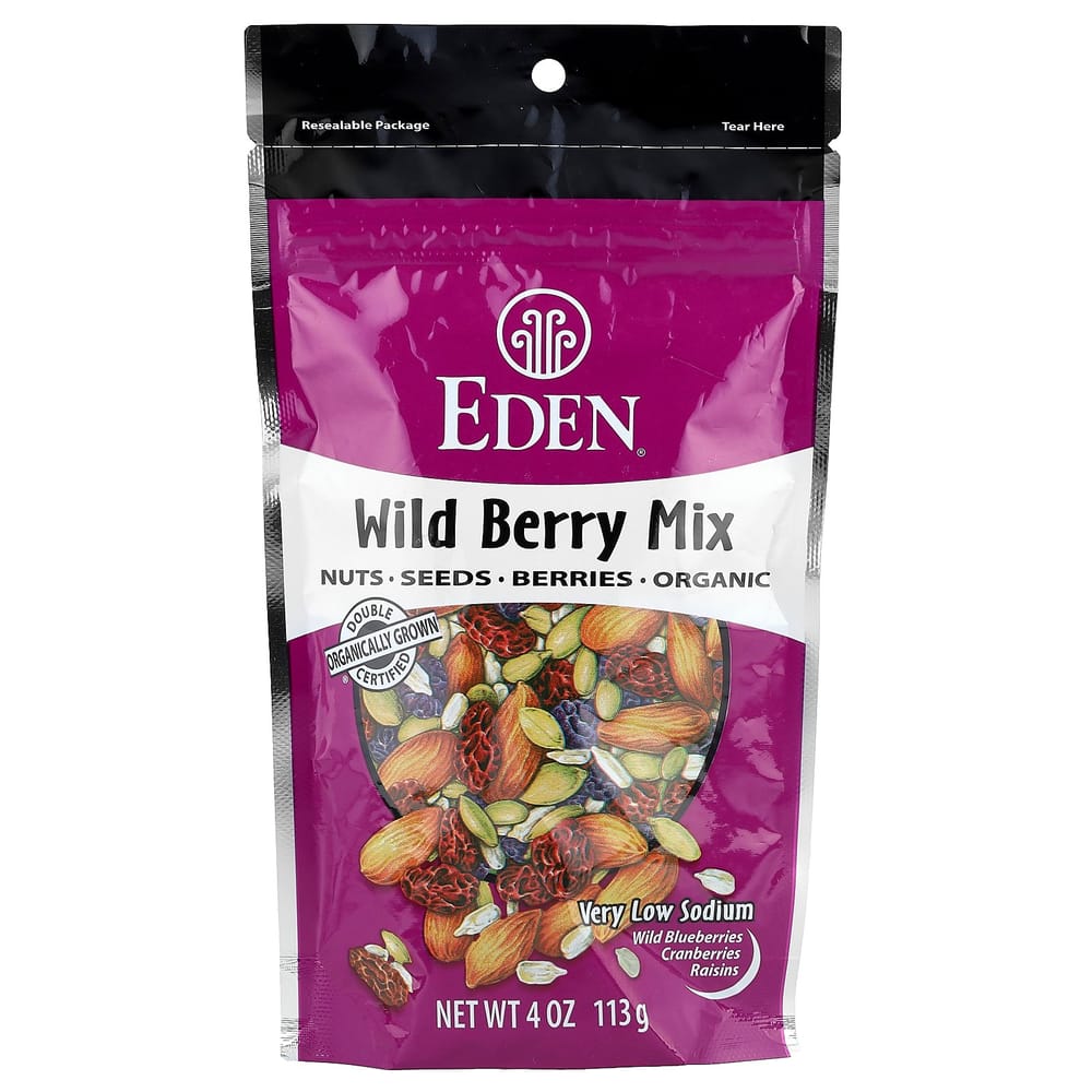 Eden Foods Wild Berry Mix Nuts, Seeds & Berries, 4 oz (113 g)
