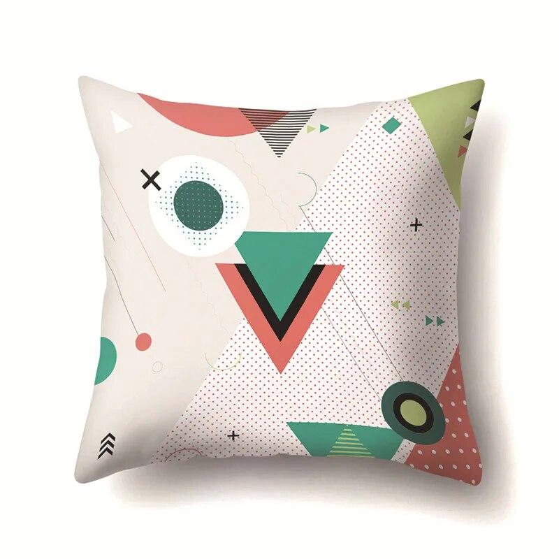 Față de pernă cu dungi geometrice Husă de pernă pentru birou Camera de zi Riding Talie