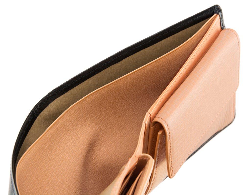 Cypris Shirasagi Leather Bi-fold Wallet 8223 (Black)