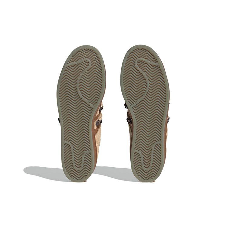 Adidas Originals Melting Sadness X  Superstar Rabbit Hole Collection Leather Classic Low-Top Sneakers Unisex Sneakers Green Brown H06340
