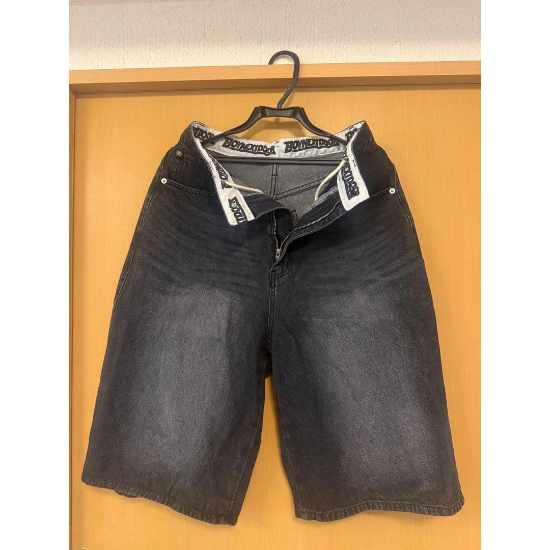 WEGOBOYNEXTDOOR Super baggy logo denim shorts M