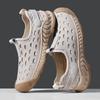 Ausgehöhlte Herren-Sneaker Atmungsaktive Mesh-Flats Leichte Freizeit-Laufschuhe Fahr-Loafer Ultraleichtes Herren-Slip-on-Schuhwerk