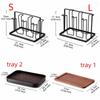 With Tray Tea Cup Rack Durable Water Cup Shelf Cup Accessories Glass Cup Stand  Hospitality
