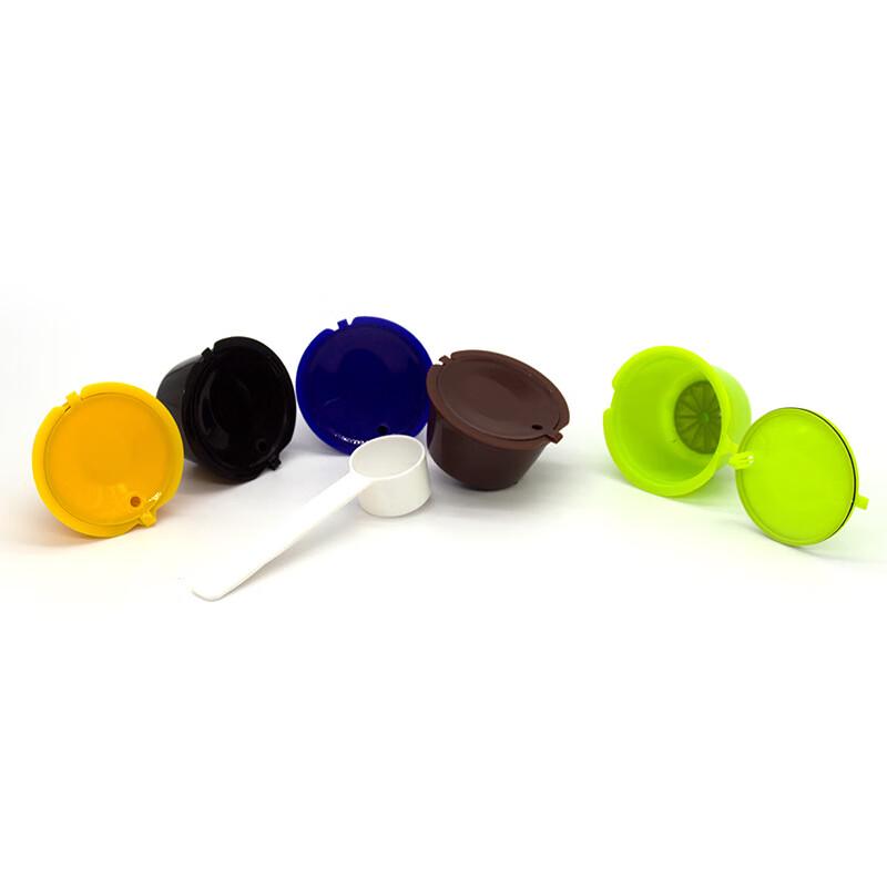 Coffee Capsule Filters with Spoon & Brush (5-Pack)