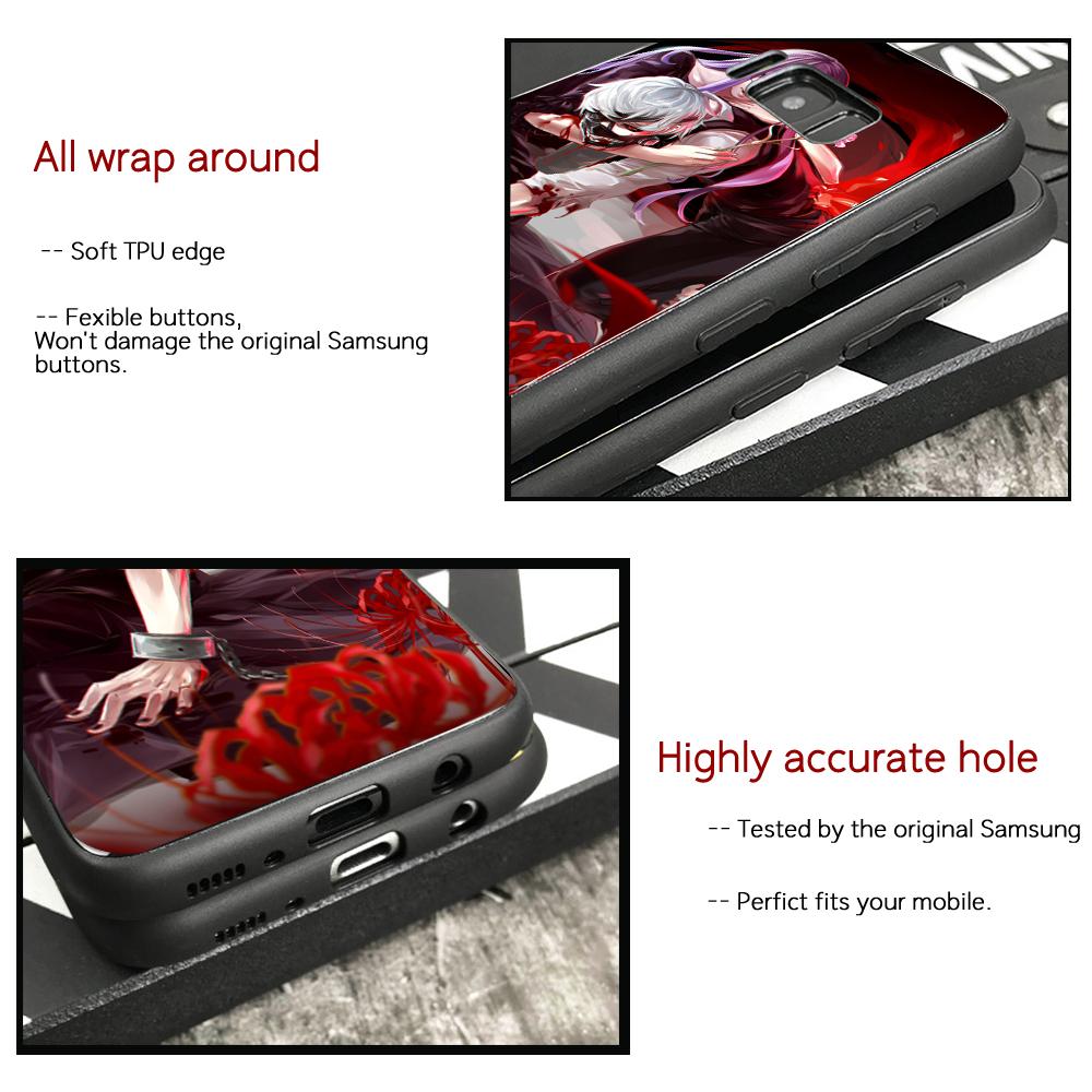 Anime Tokyo Ghoul Terror Phone Case For Samsung Galaxy Note 8 9 20 S20 S22 S21 Ultra S8 S9 S10 S10E Plus FE Tempered Glass Shell