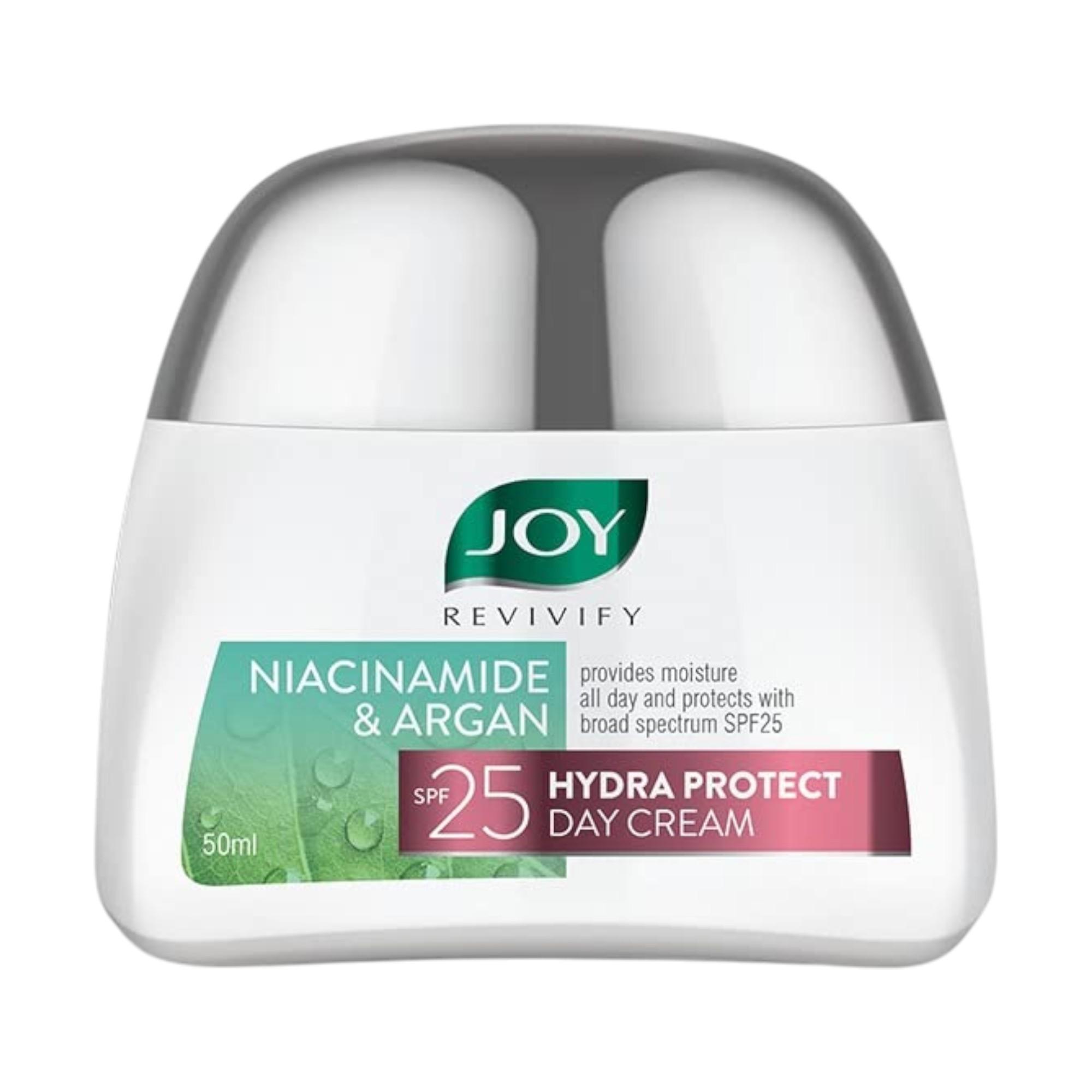 

JOY Revivify Ниацинамид Аргановый Дневной Крем SPF 25 Увлажняющий Крем для Лица 50 мл Увлажнение Защита от УФ-лучей