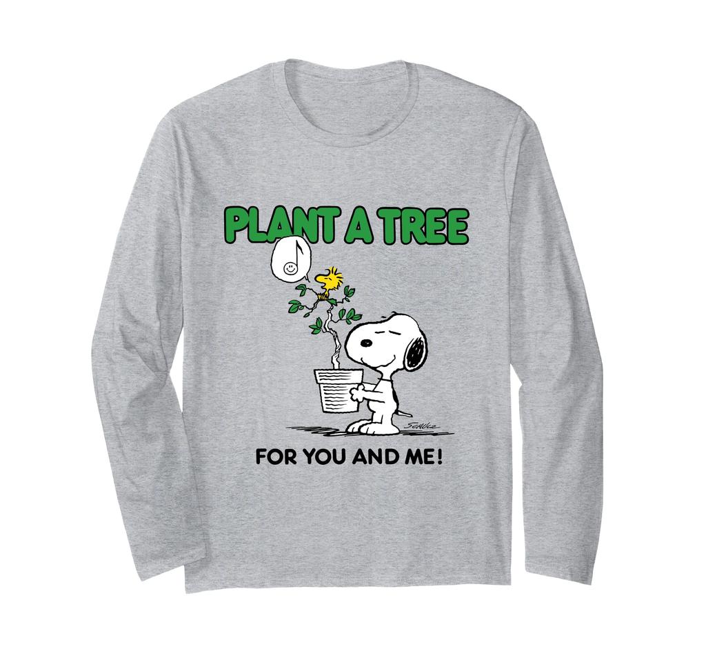 Peanuts Snoopy Plant A Tree Long Sleeve T-Shirt