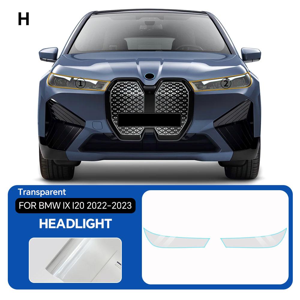 PPF for BMW IX50 IX40 M60 Xdrive i20 TPU Headlight Rearview Film Car Paint Protection Film Transparent Clear Sticker