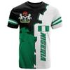 Nigeria Flag Men's T-shirts Nigerian Emblem Graphic Print Africa Clothing Ropa Hombre Summer Oversized Short Sleeve Male Tops