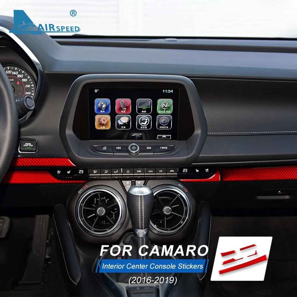 Copertura Decorativa Cruscotto in Fibra di Carbonio per Chevrolet Camaro 2016-2023 | Set di 5 Pezzi per Interni