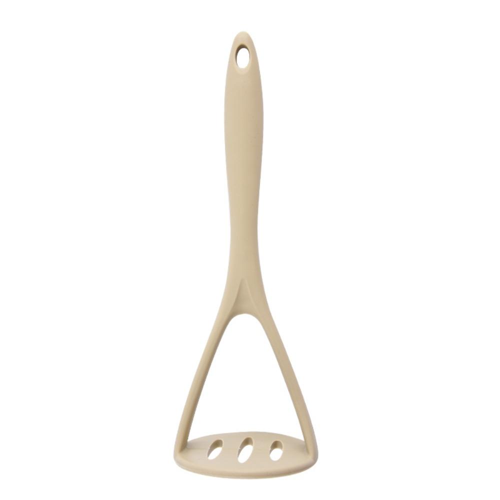 Nonstick Silicone Potato Masher Food Grade Vegetable Crusher Safe Food Pressing Tool  Kitchen Use хаки