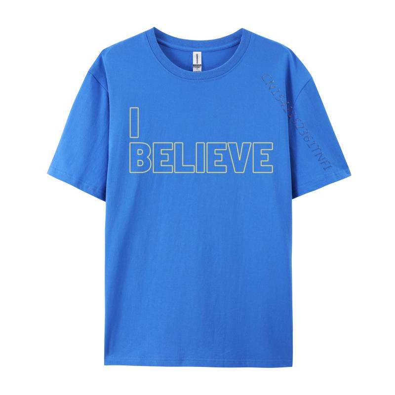 Unisex Tshirts I Believe Wicked Halloween Tops Tees Prevalent Design Cotton Boy Tshirt Casual Tops Shirt