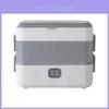 Electric Heated Lunch Box With Removable Inner Pot For Office Use