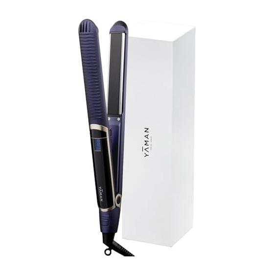YA-MAN Hair Straight Iron Smooth Iron Photoion Plus Overseas Compatible YJHB6LAM2 Navy Sticker Included [Amazon.co.jp Exclusive]