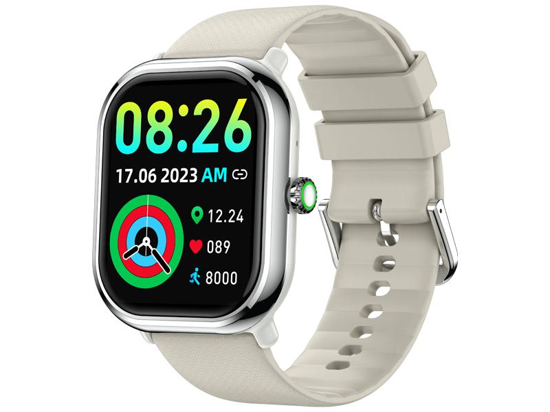 New Design Smart Watch 1.96-inch AMOLED Screen Always-on Display IP68 Waterproof Fashion Watches Fitness Smartwatch