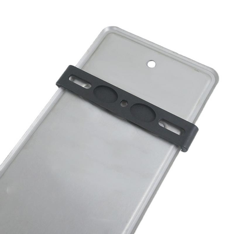Frameless License Plate Mount 4PCS Weather-Proof Number Plate Frames Car Plate Frame For Front And Rear Car Tags Car Accessories
