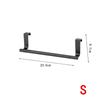 1PC S/L Towel Rack Over Door Stainless Steel Towel Bar Storage Organizer Bathroom Kitchen Cabinet Door Hanging Towel Rack