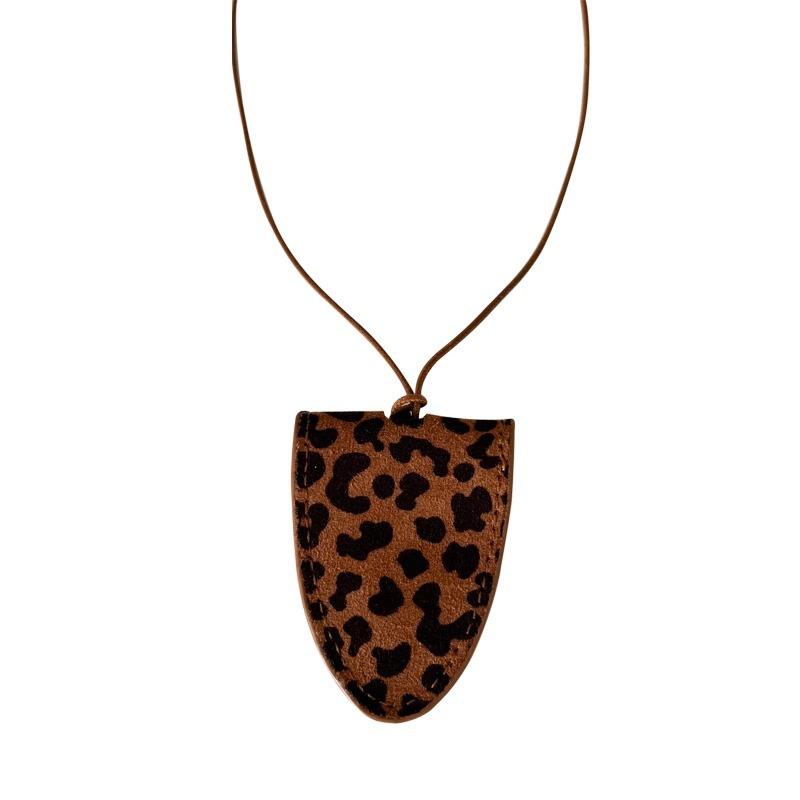 Leather Triangle Glasses Case Cute Designer Glasses Pouch Leopard Print Glasses Bag Magnificent Magnetic Eyewear Case For Social