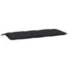 Garden Bench Cushions 2 Pcs Black 120x50x7 Cm Oxford Fabric