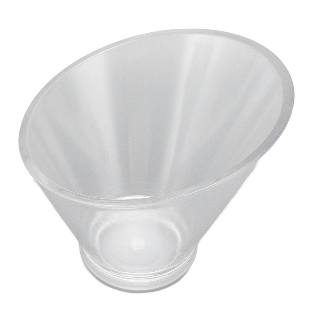 Acrylic Salad Bowl Slanted Salad Mixing Bowls Skid Resistant Bottom Serving Bowl for Pasta Fruit Sauces