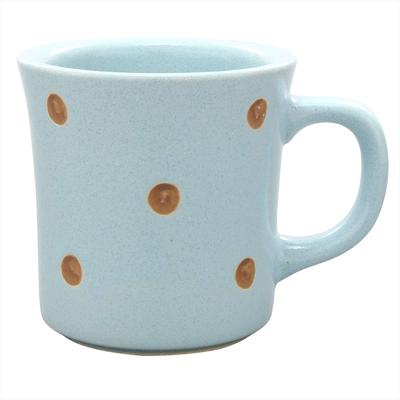 Ichikyu-Tasse Hellblau 9,2 cm Mino Ware Tasse Dot Sky Blue