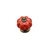 New Pumpkin Shape Cabinet Handles Single Hole Colorful Door Knobs Decorative Rustic Finish Drawer Pulls Drawer Hardware